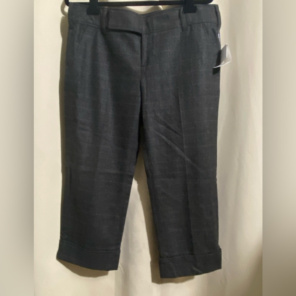 Vince. Plaid Cropped Trouser Pant